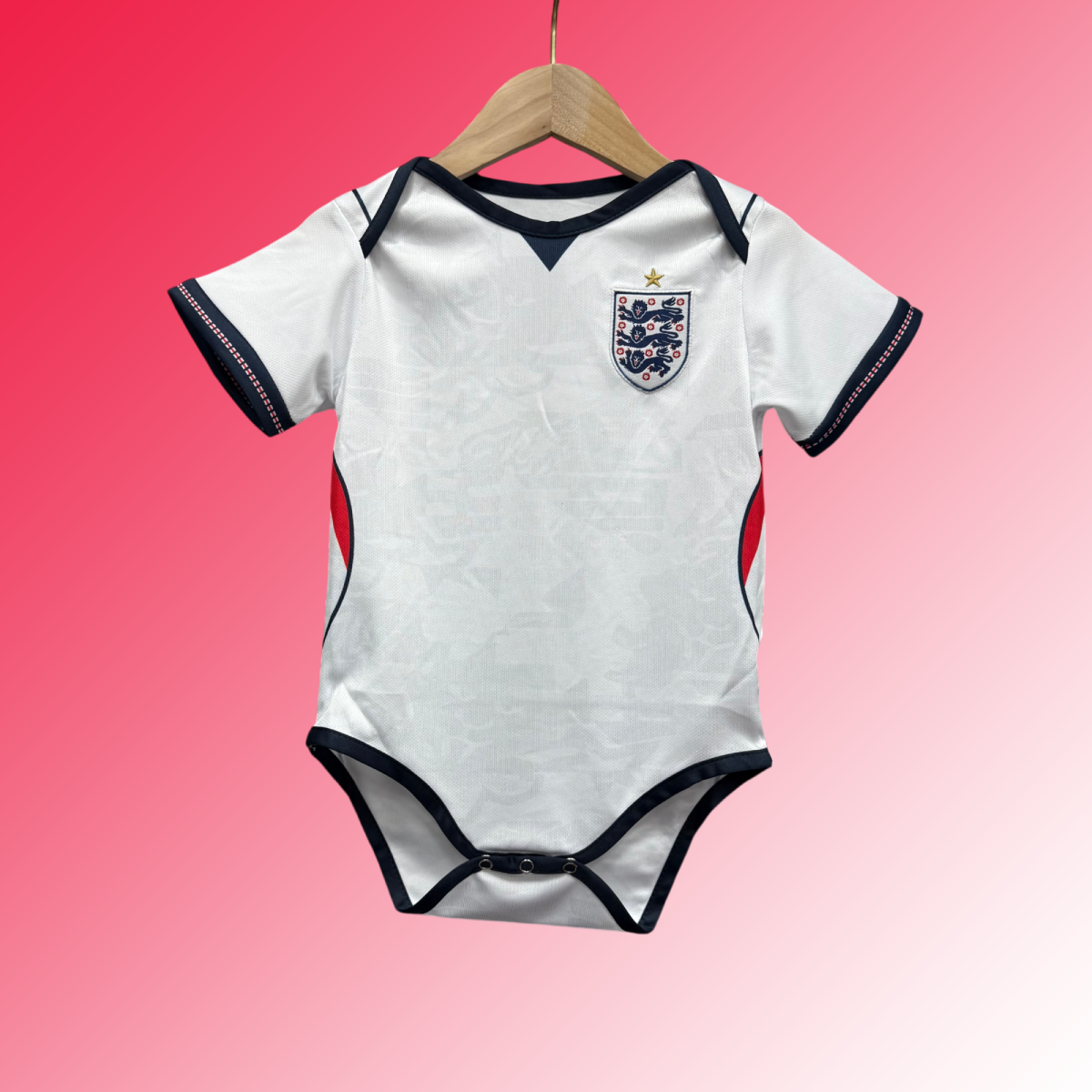 England Soccer Baby Onesie | White Romper  | Three Lions