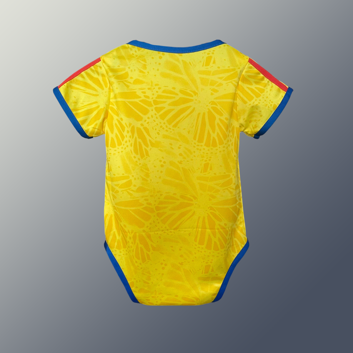 Colombia Soccer Baby Onesie | Yellow Blue Romper