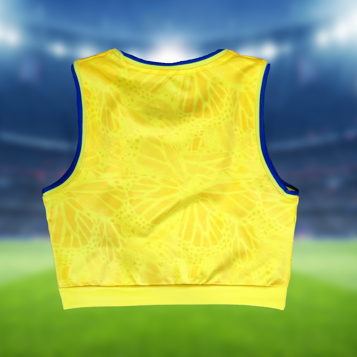 Colombia Soccer Jersey Tank | Sleeveless Cropped Top