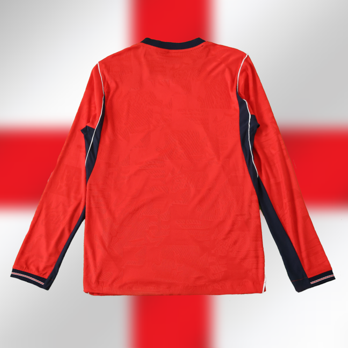 England Long Sleeve National Soccer Jersey