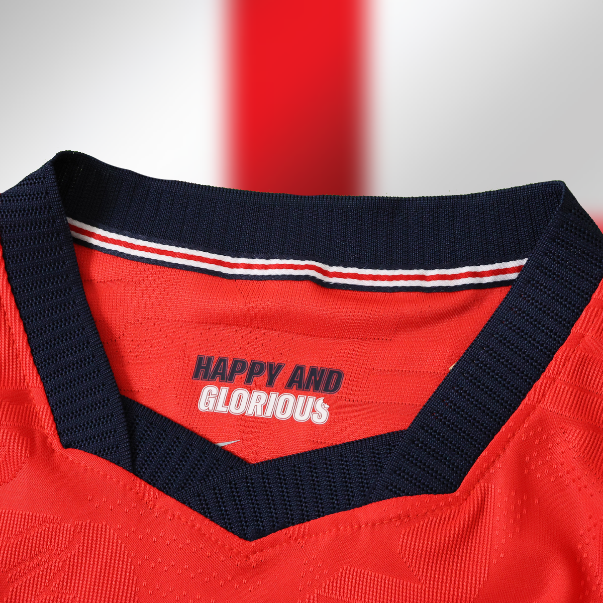 England Long Sleeve National Soccer Jersey