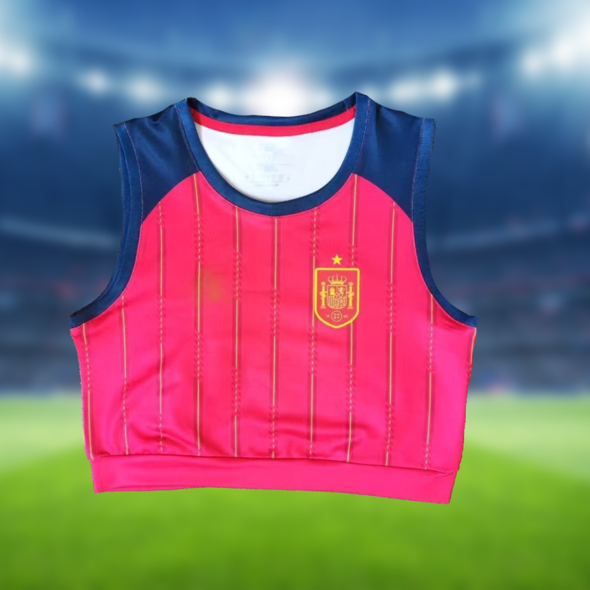 Spain Soccer Jersey Crop Top | Women's National Team Tank