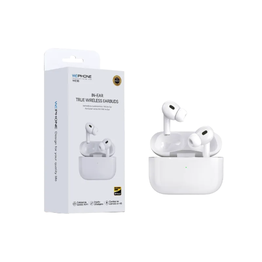 Auriculares Inalámbricos TWS In-Ear WePhone WE36 · Sonido Hi-Fi · Bluetooth 6.0 · Llamadas HD