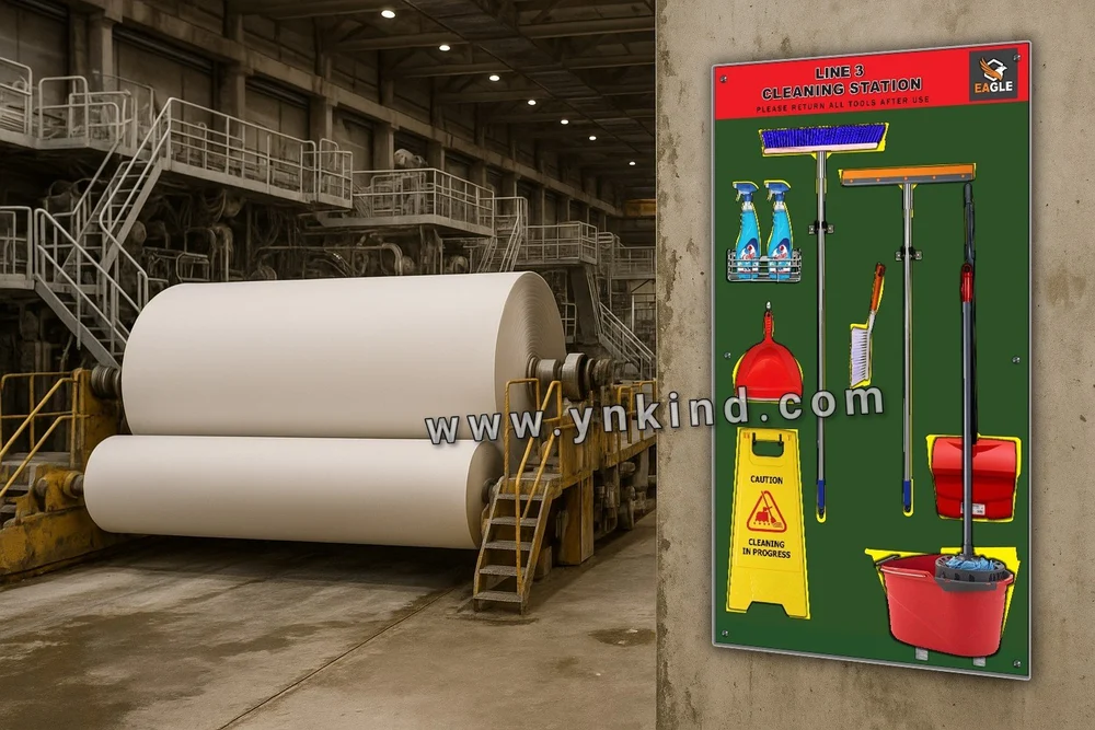 5s Cleaning Shadow Board For Paper Industry