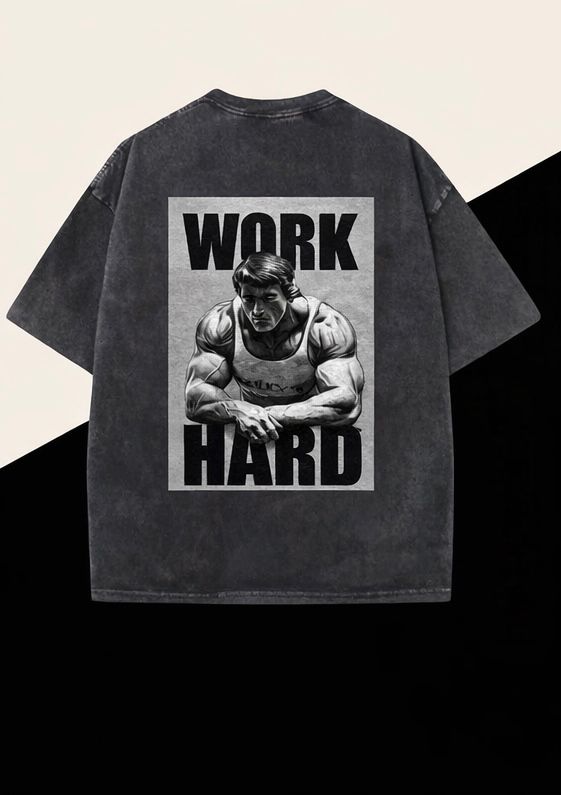 Remera "WORK HARD"