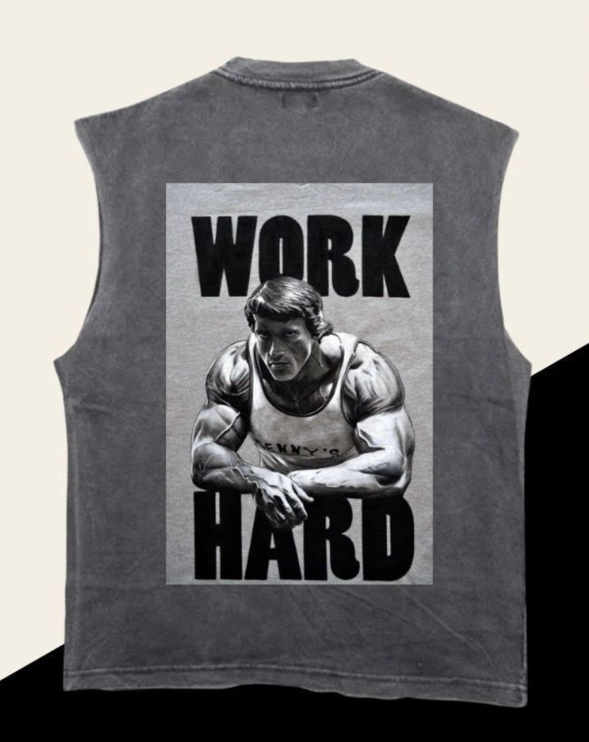 Musculosa Workout "WORK HARD"