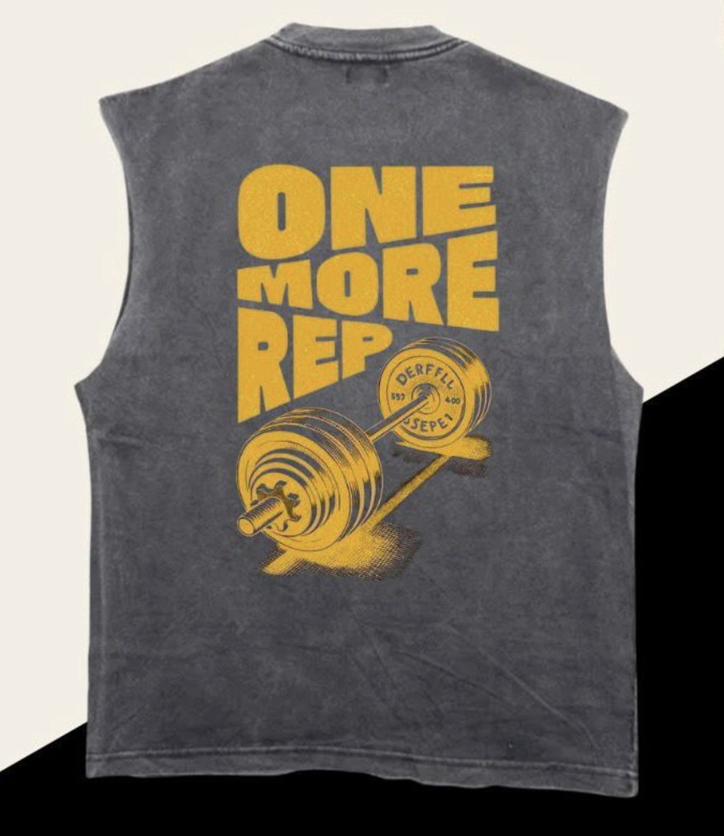 Musculosa deportiva "ONE MORE REP"