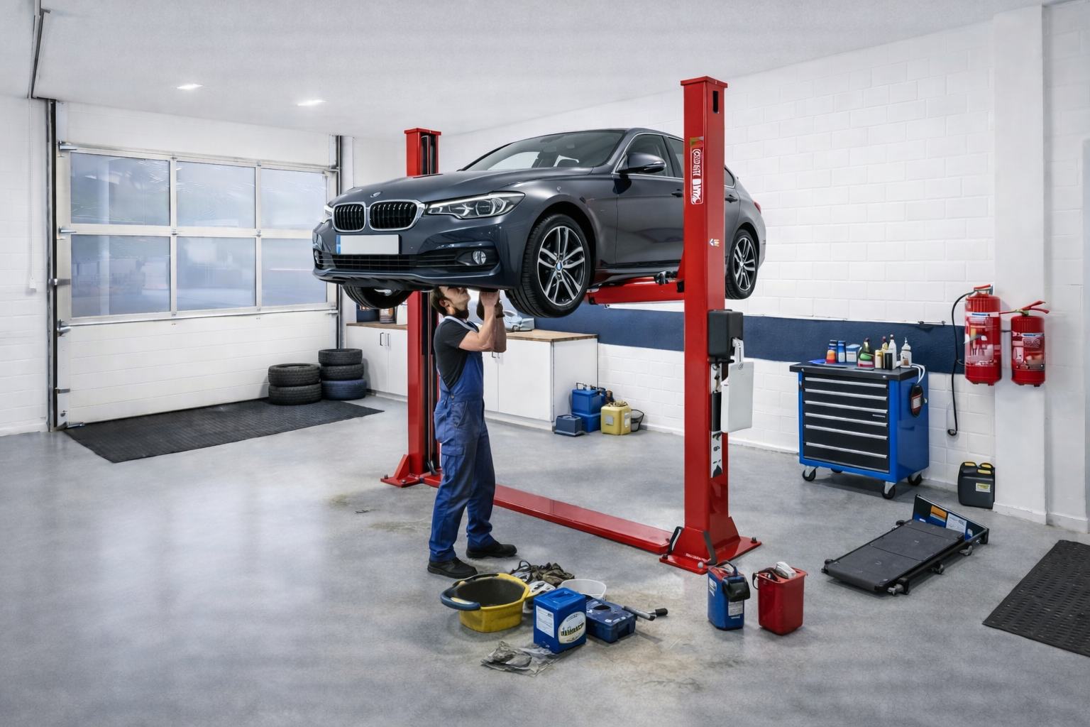 Bühne als Selbstschrauber