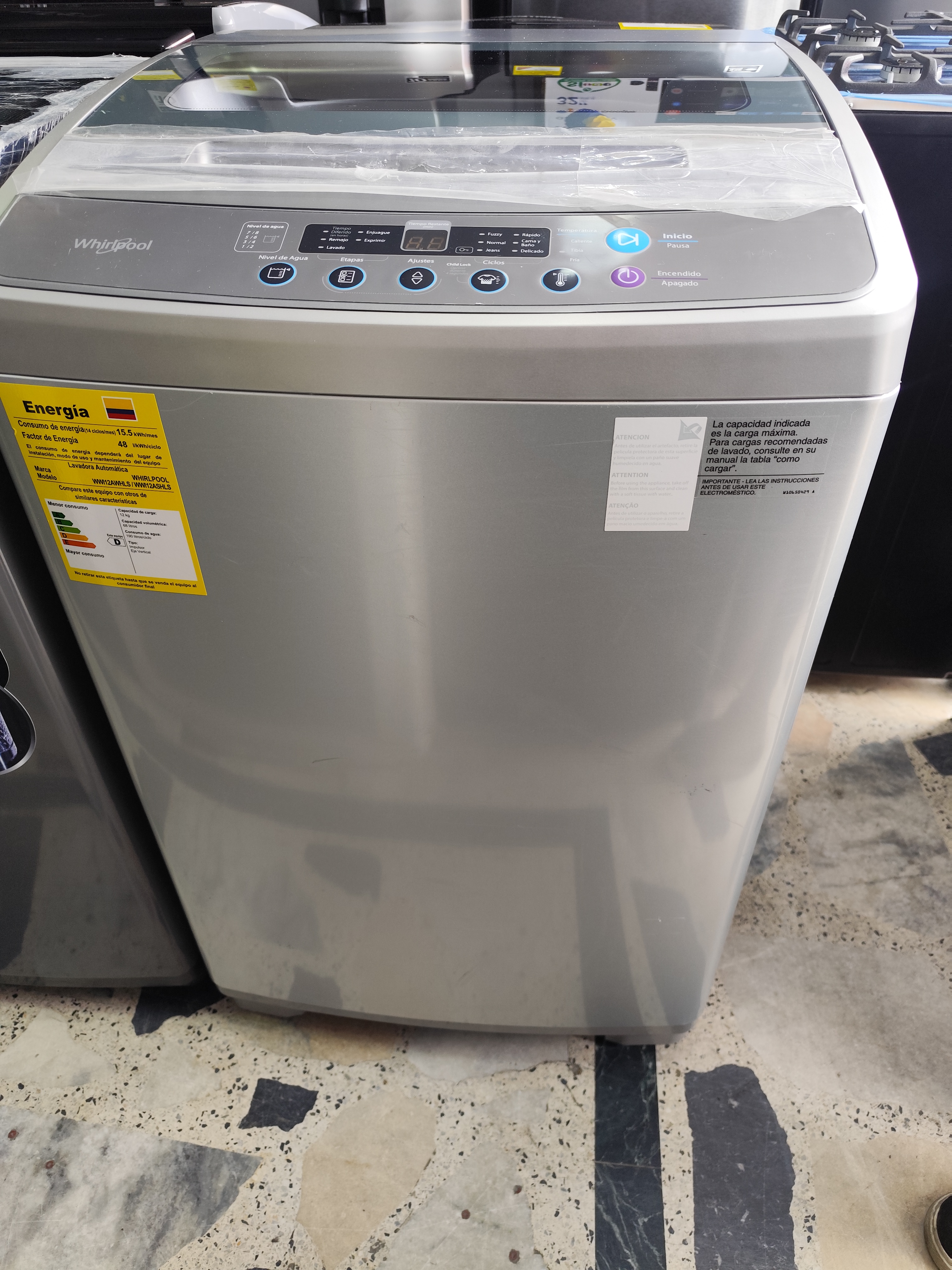 Lavadora WHIRLPOOL Carga Superior 12 Kilos