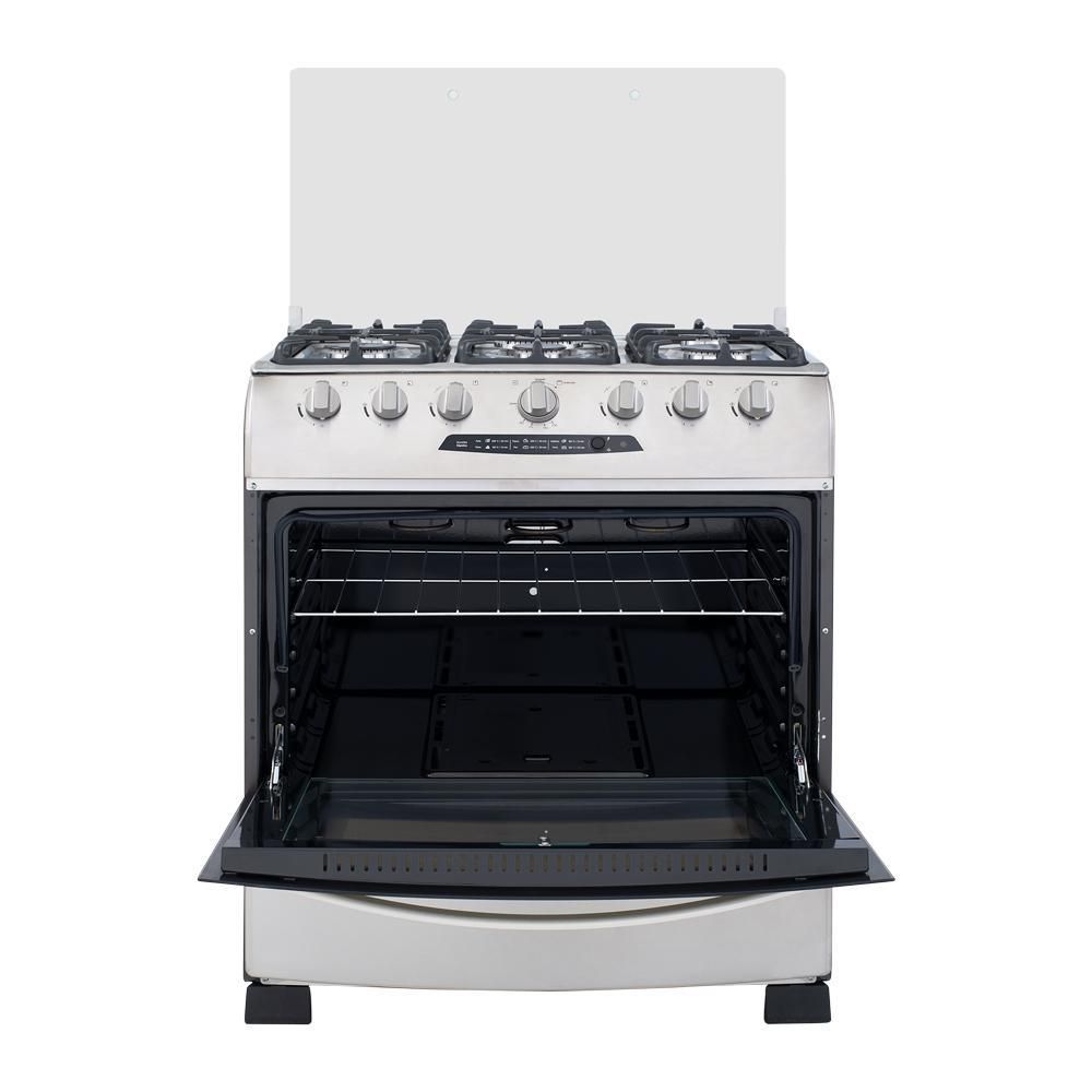 Estufa de piso HACEB 6 puestos horno gratinador 