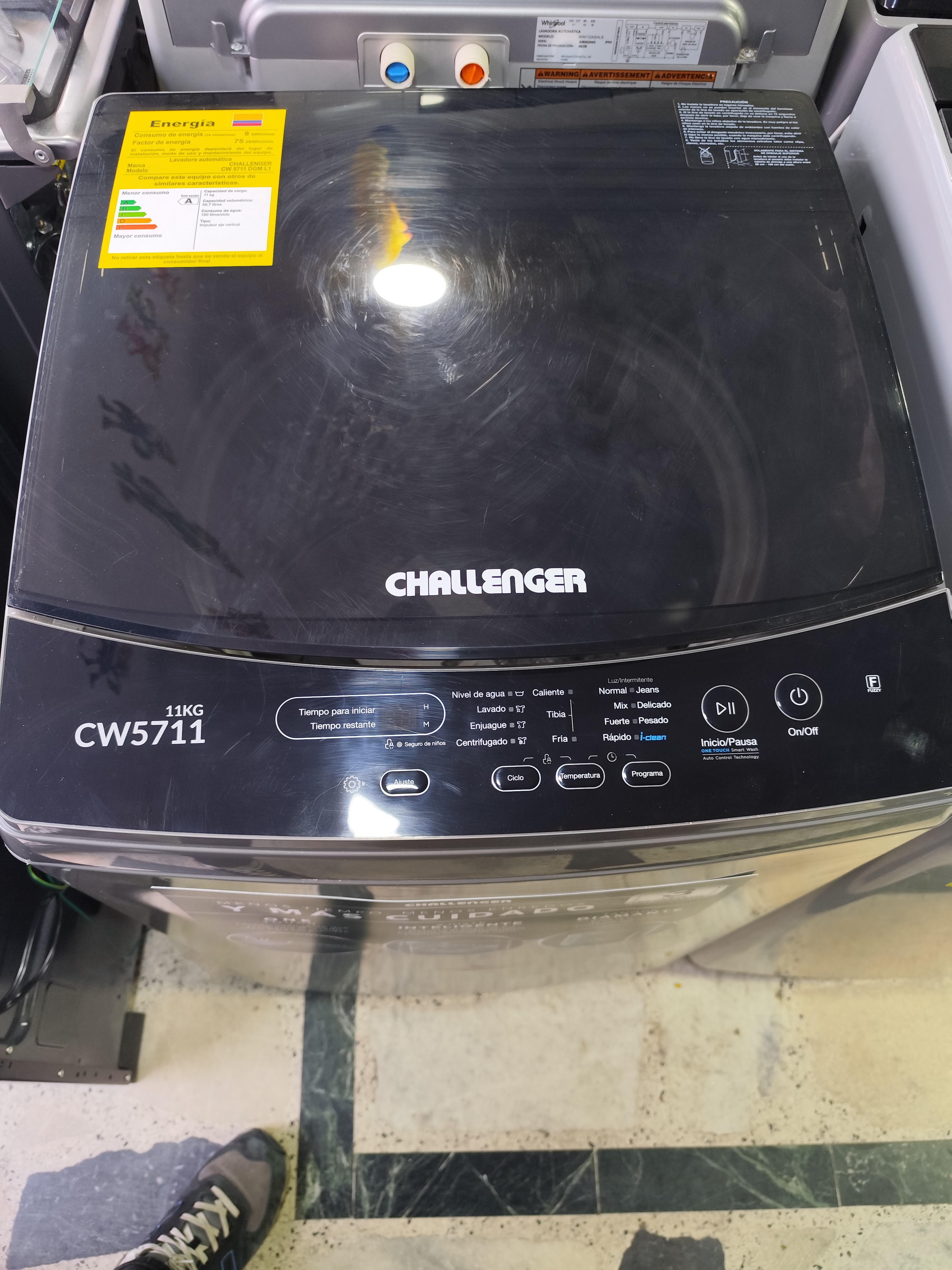Lavadora CHALLENGER Carga Superior 11 Kilos