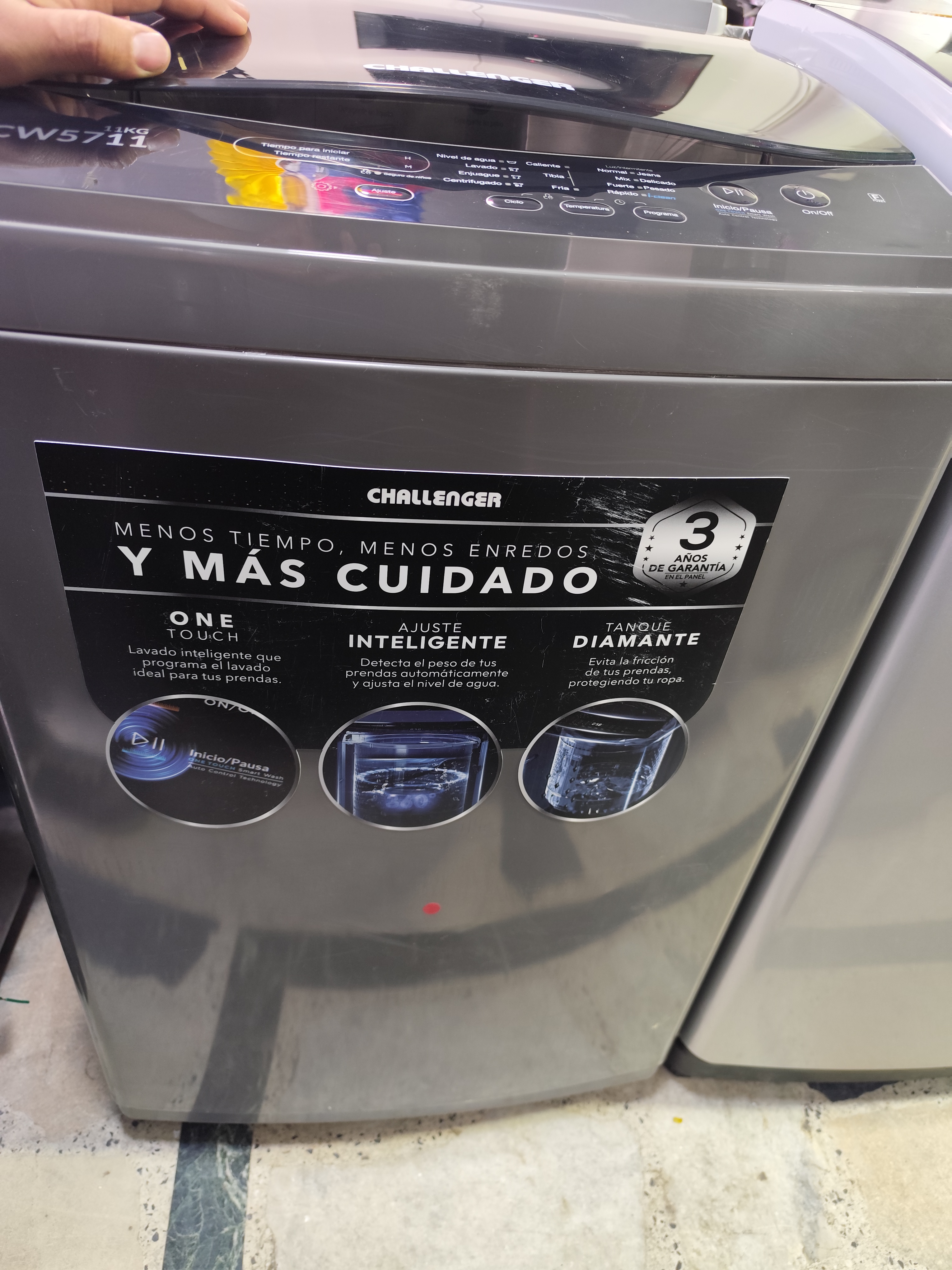 Lavadora CHALLENGER Carga Superior 11 Kilos