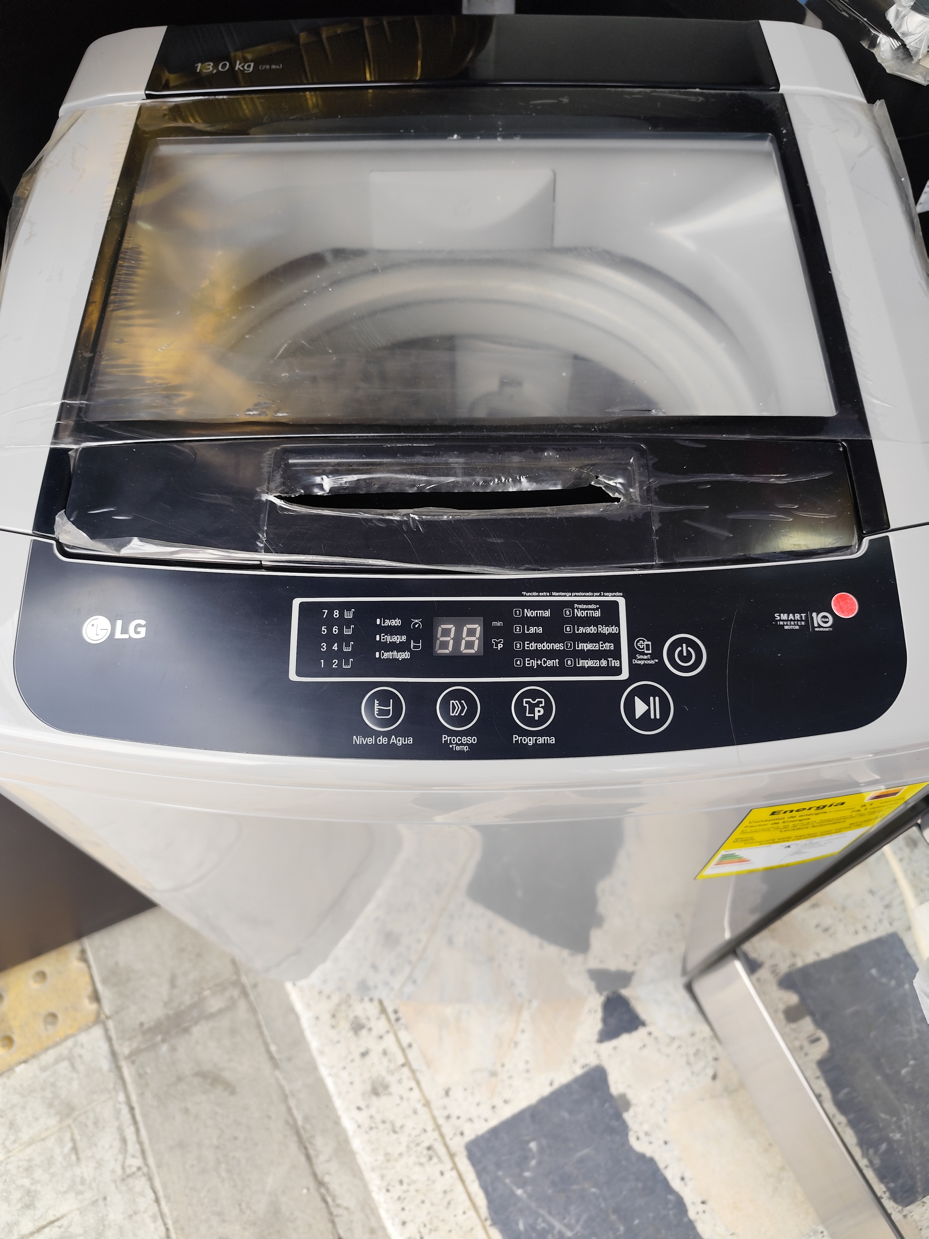LAVADORA LG Carga Superior 13 kg
