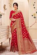 Red Silk Saree