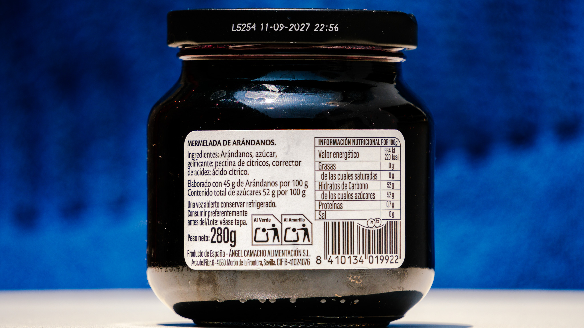 Mermelada de Arándanos