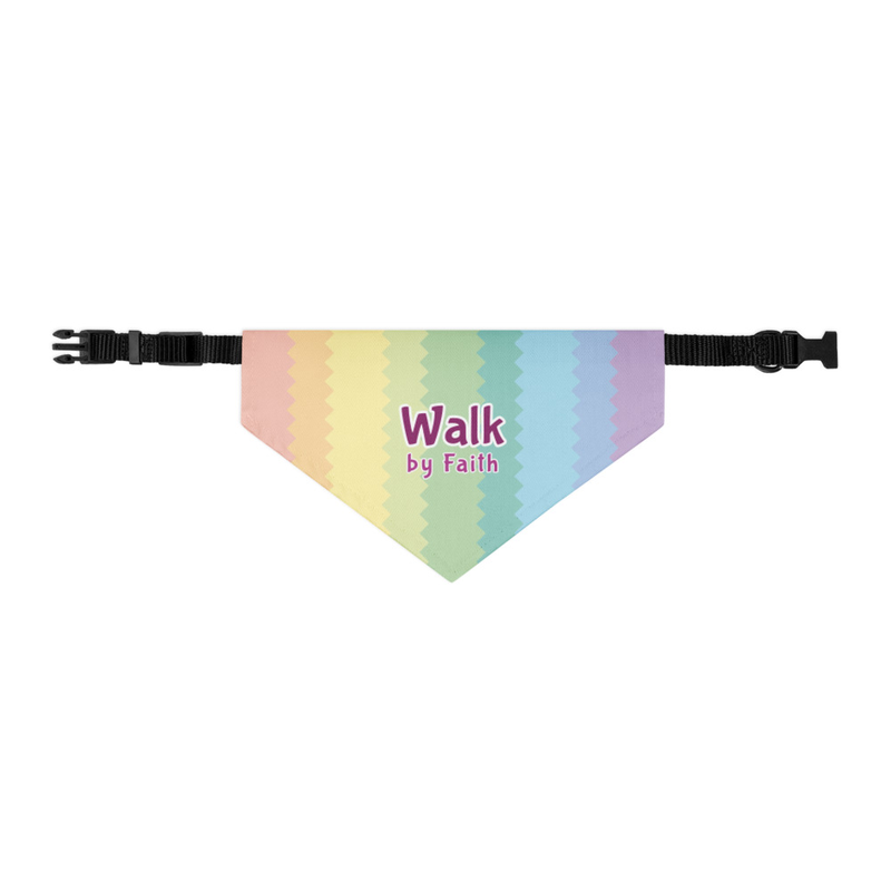 Walk by Faith Rainbow Bandana