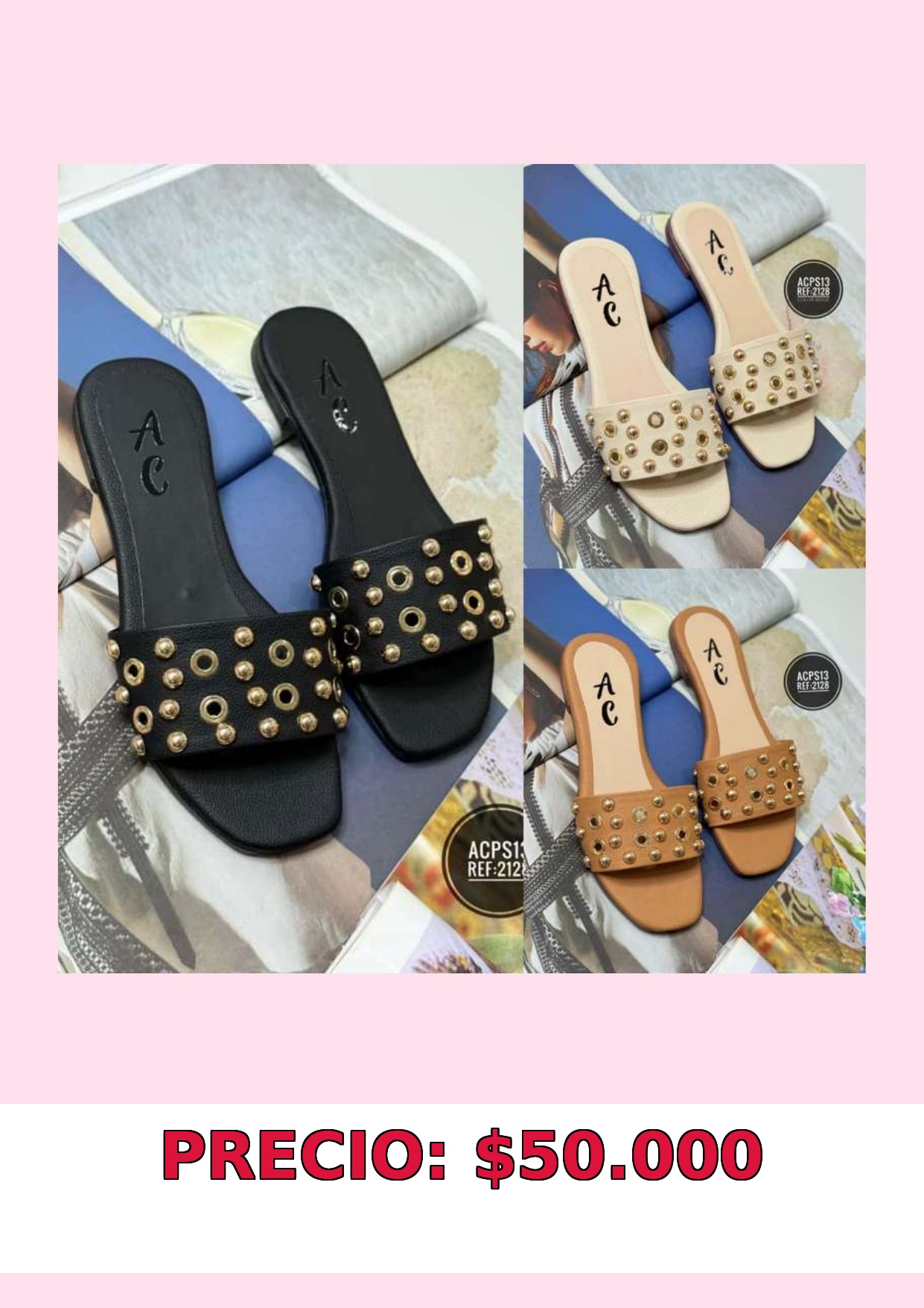 Sandalias AC con Tachuelas