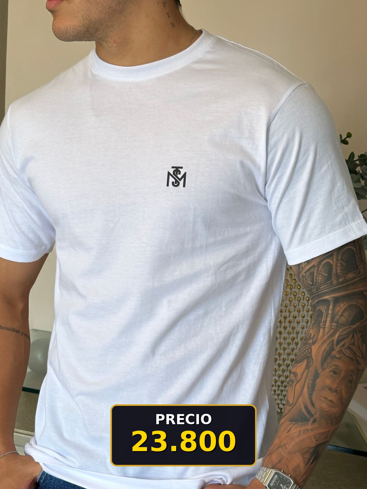 Camiseta Blanca para Hombre