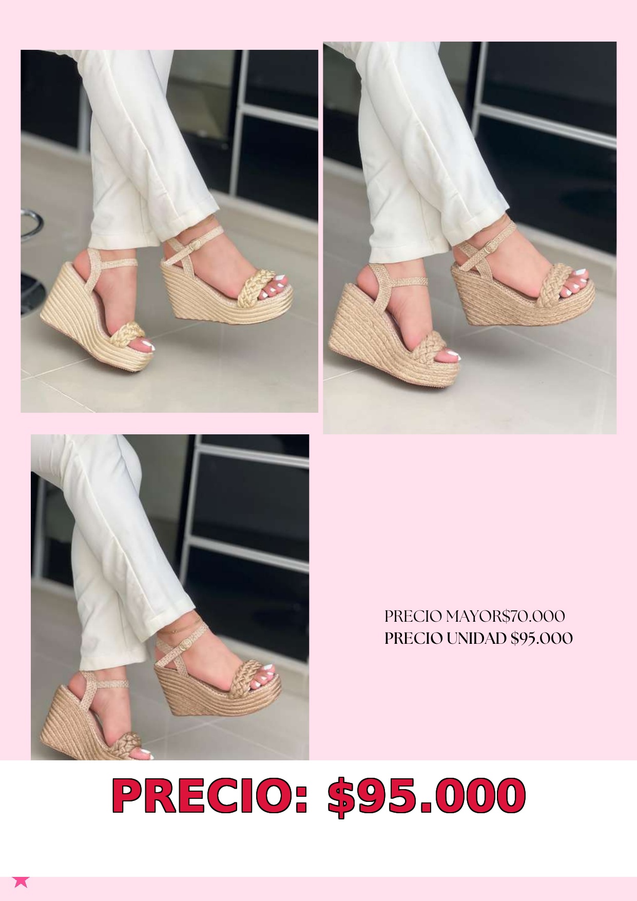Sandalias de Plataforma Yute