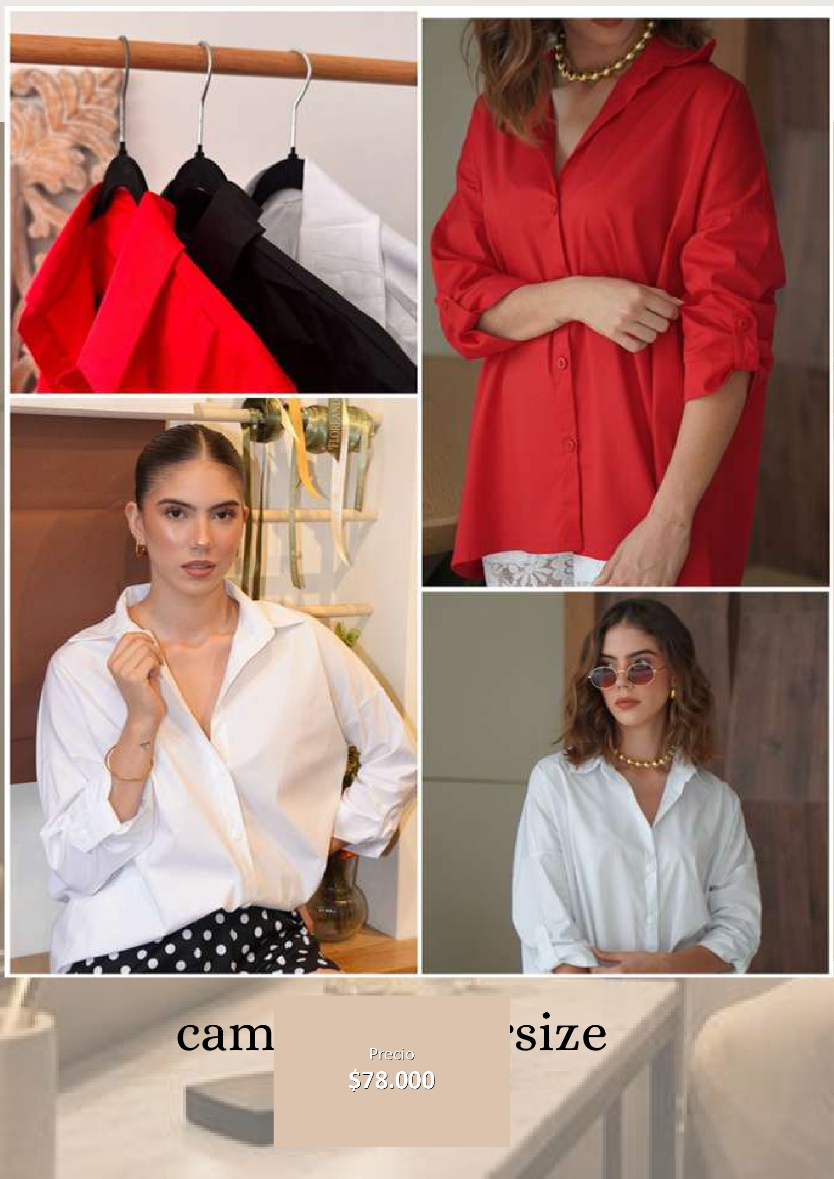 Camisa Oversize