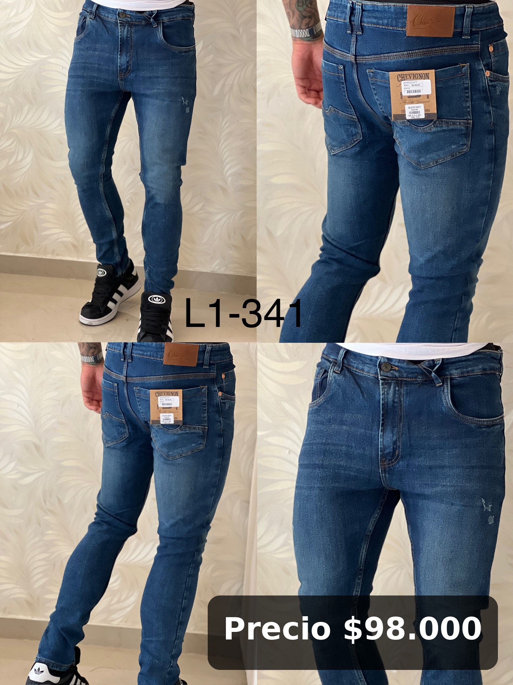 Jean Slim Fit Azul