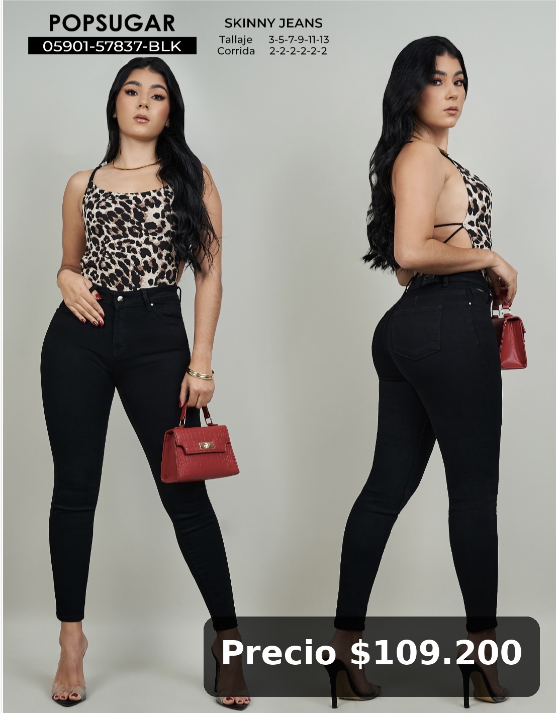 Jeans Skinny Negros PopSugar