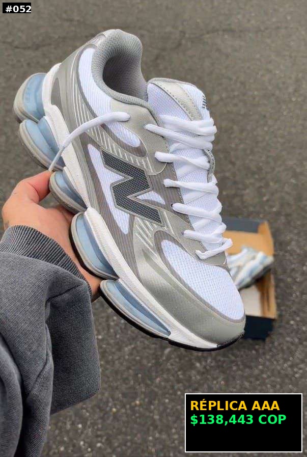 Zapatillas deportivas gris-blanco