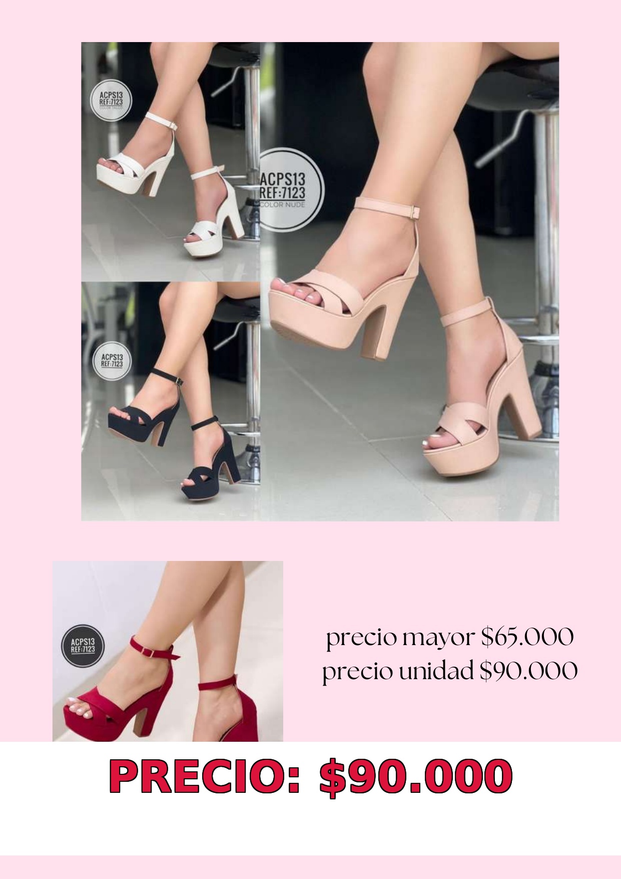 Sandalias de tacón alto
