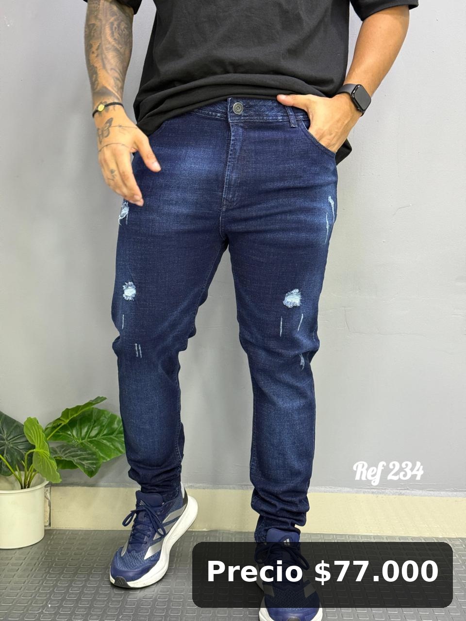 Jeans Slim Fit Azul