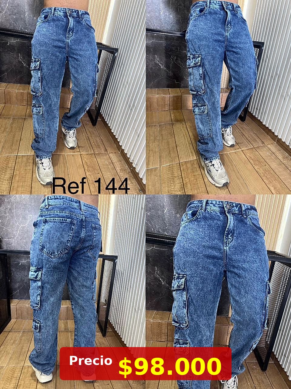 Jeans Cargo Denim