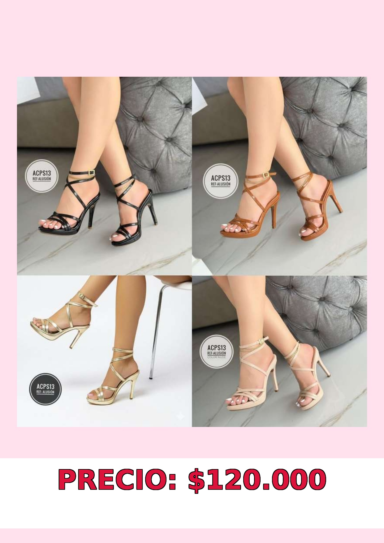 Sandalias de Tacón Elegantes