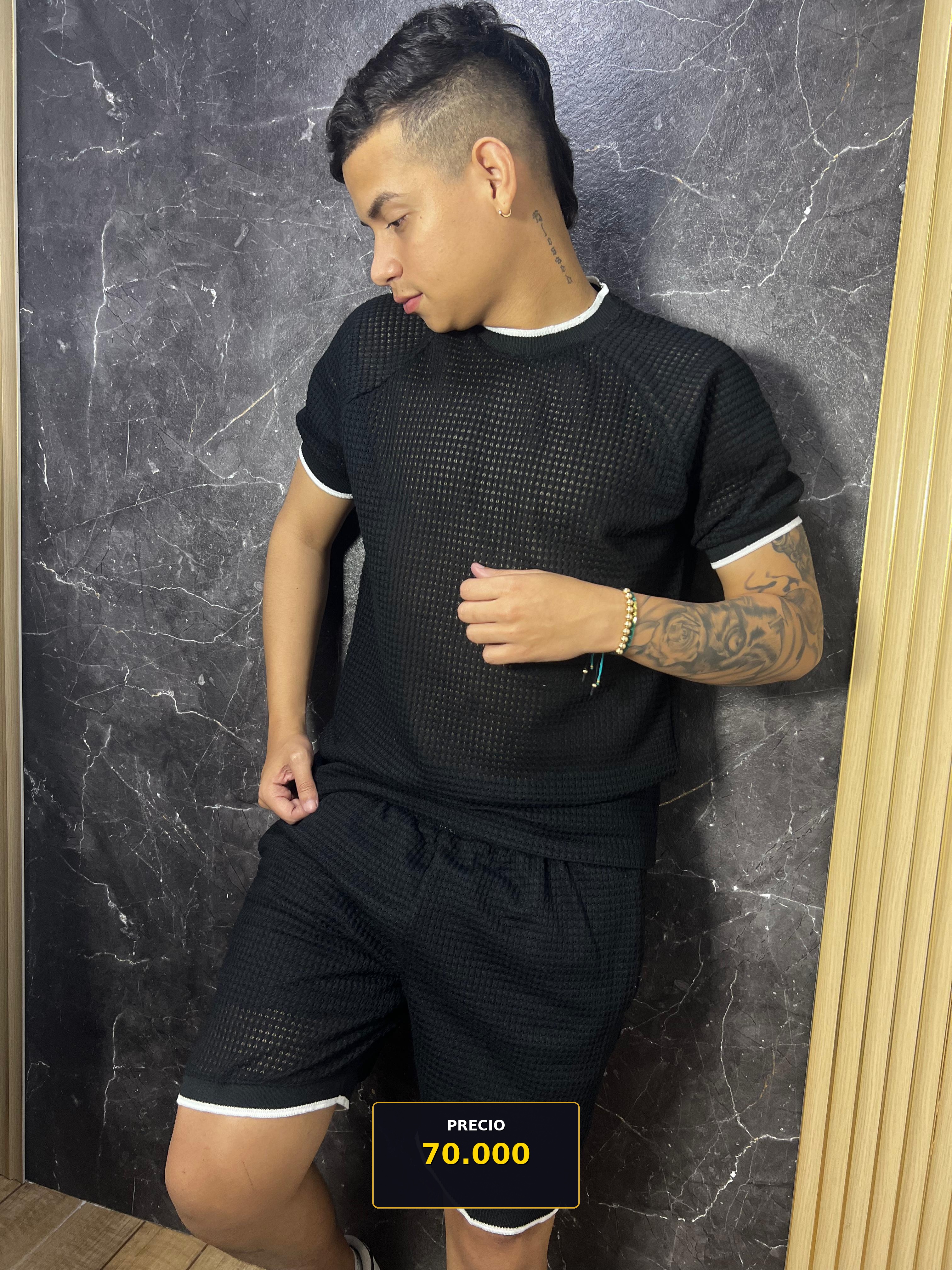 Conjunto Deportivo Negro Hombre
