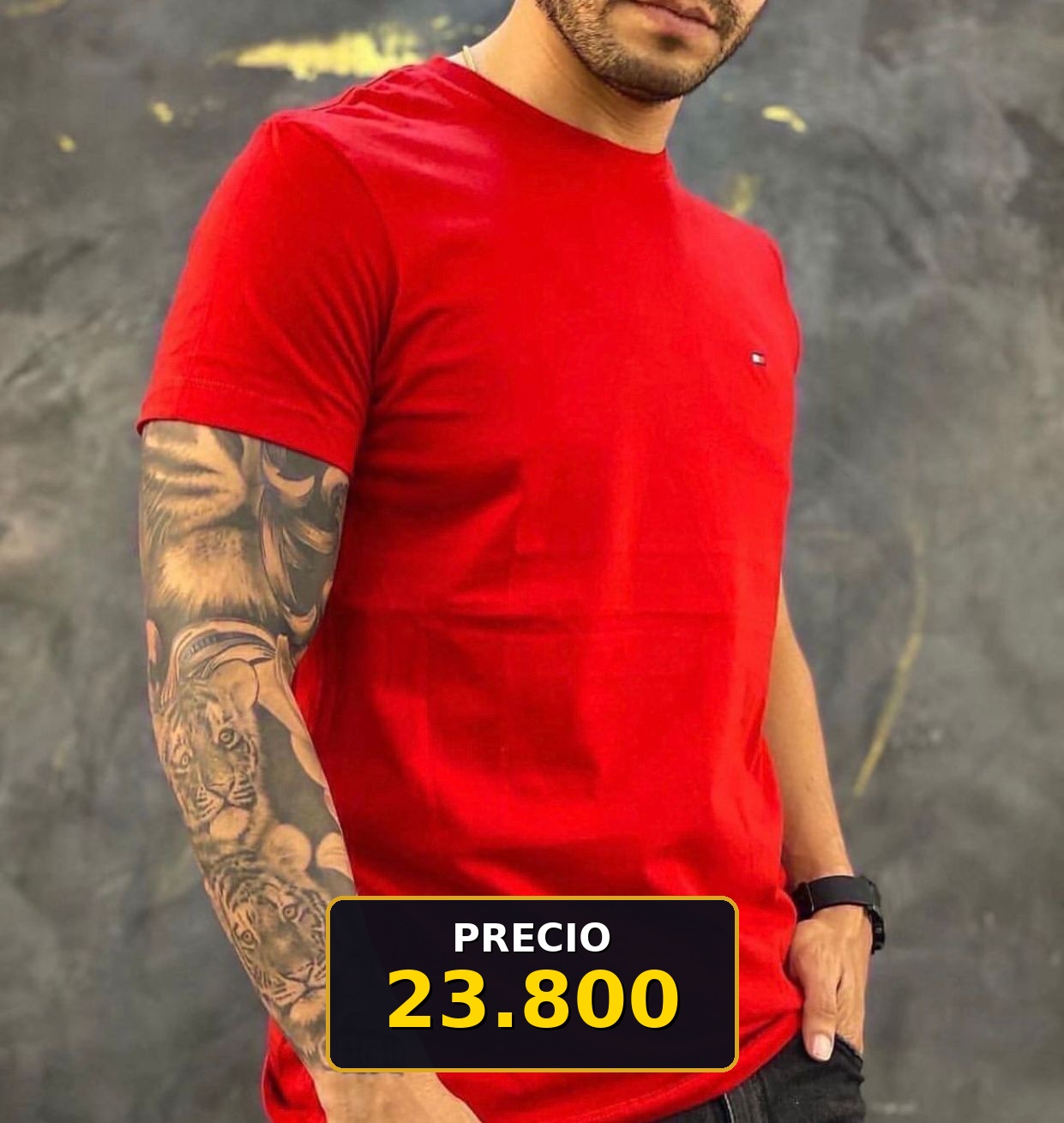 Camiseta Roja Hombre