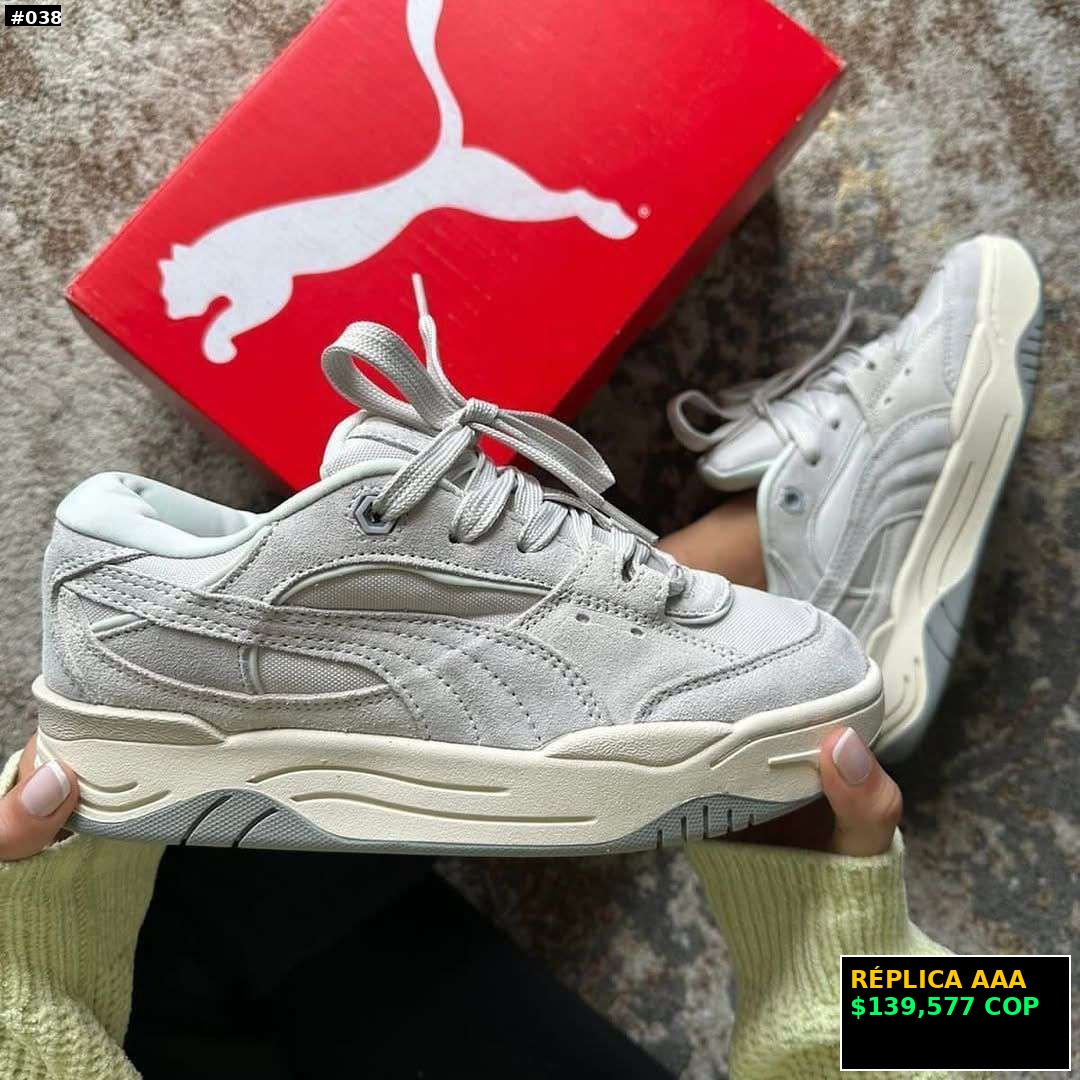 Tenis deportivos Puma gris