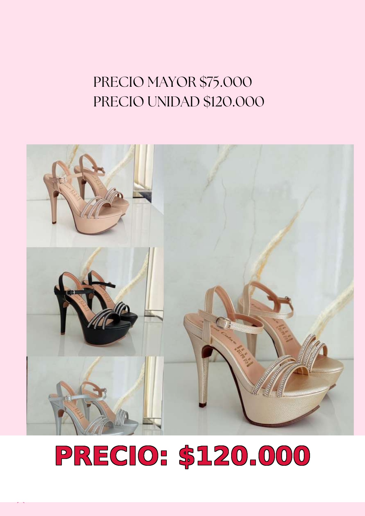 Sandalias de Tacón Alto