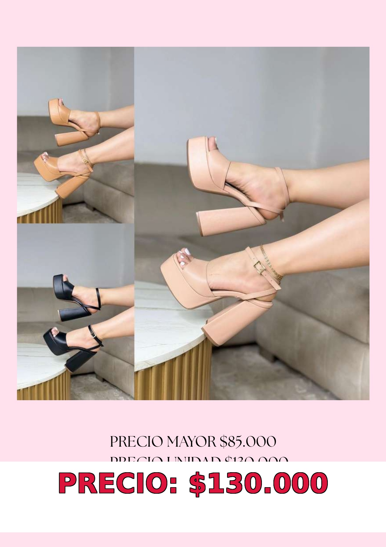 Sandalias de tacón alto