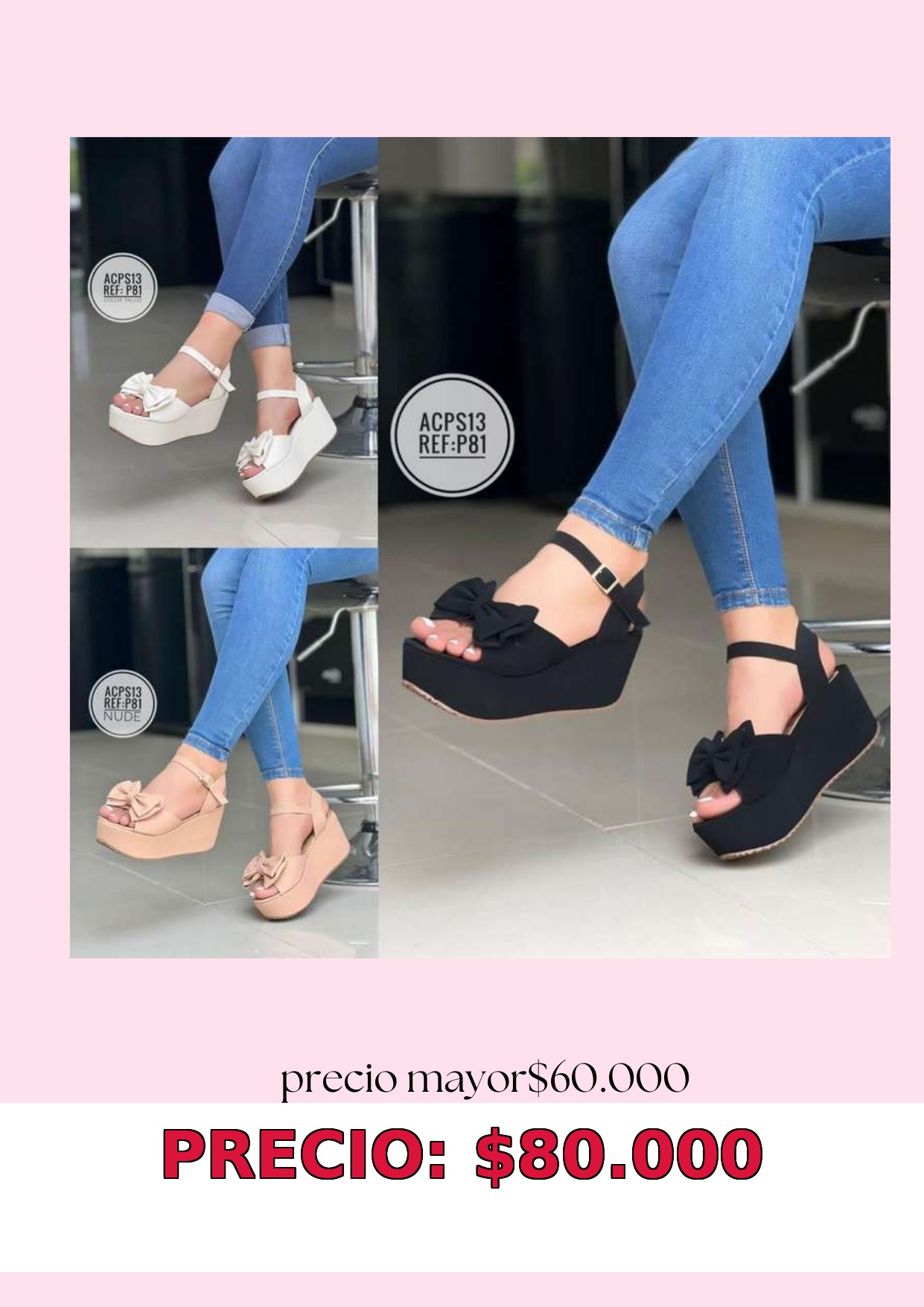 Sandalias Plataforma Mujer