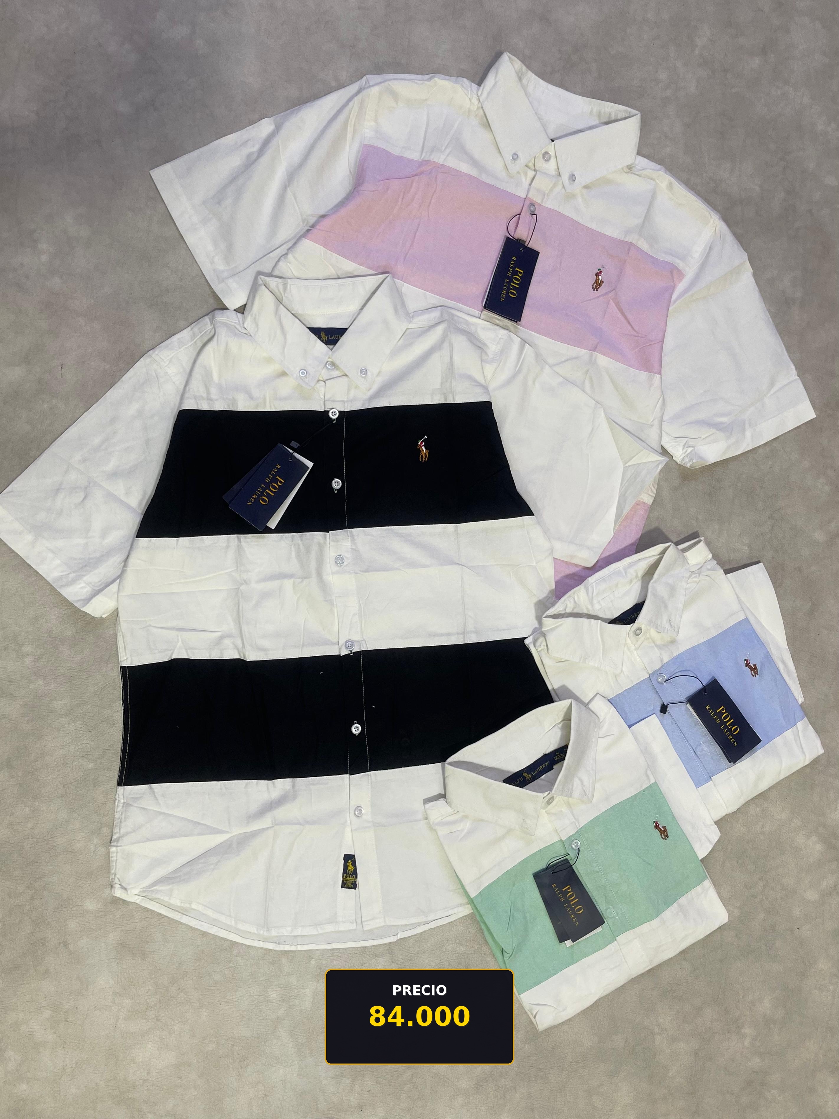 Camisas Polo Color Block