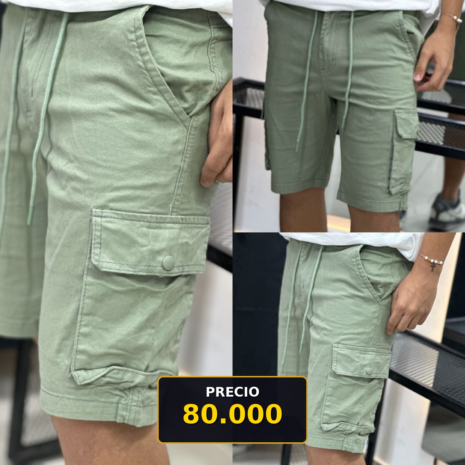 Bermuda cargo verde