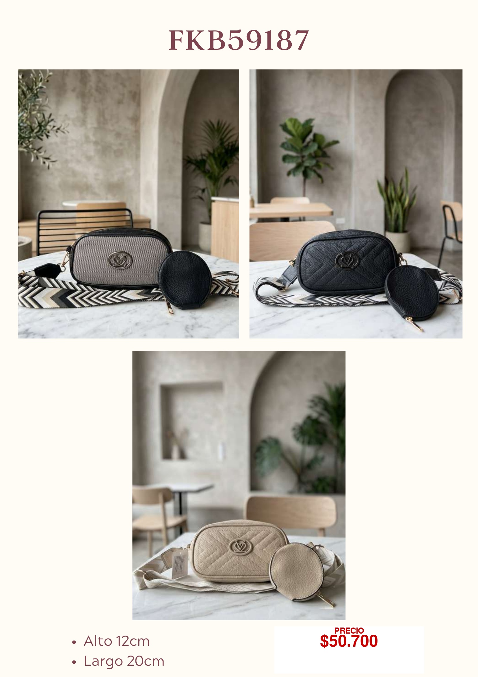 Bolso cruzado FKB59187