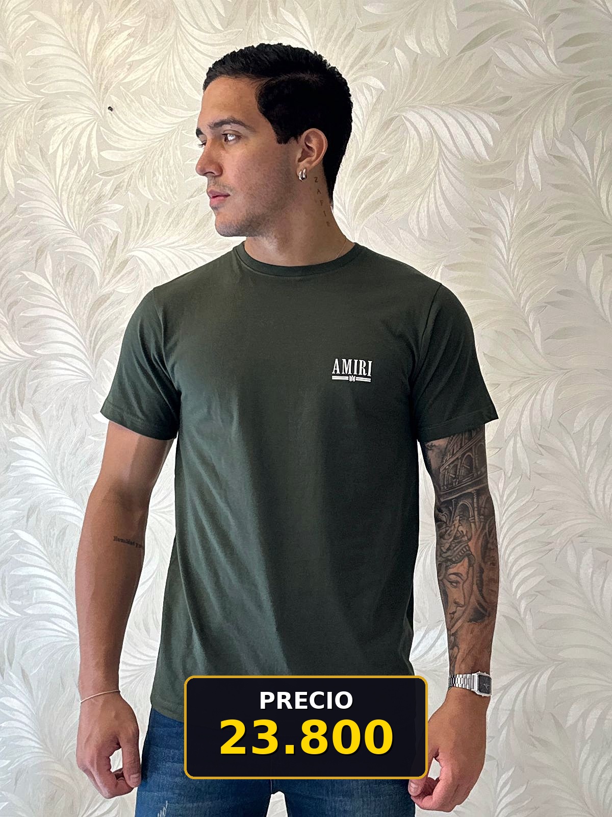 Camiseta Verde Amiri