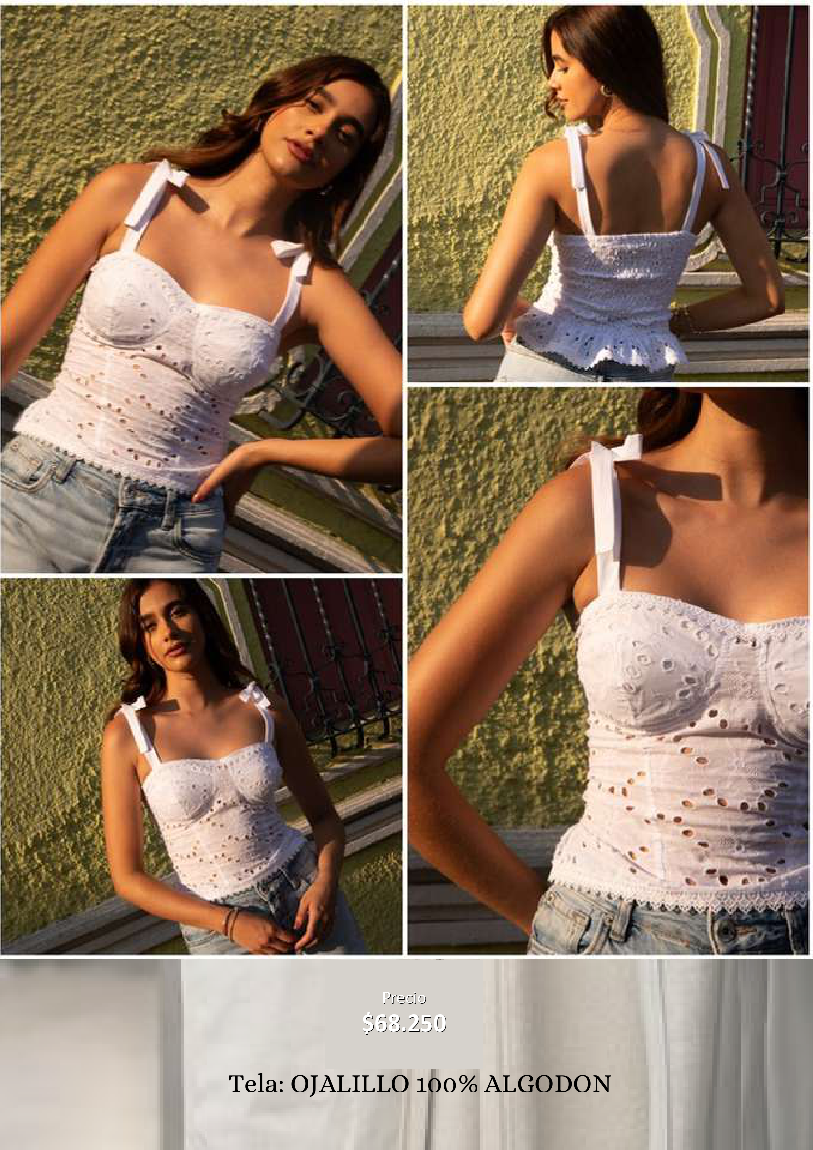 Top de Ojalillo Blanco