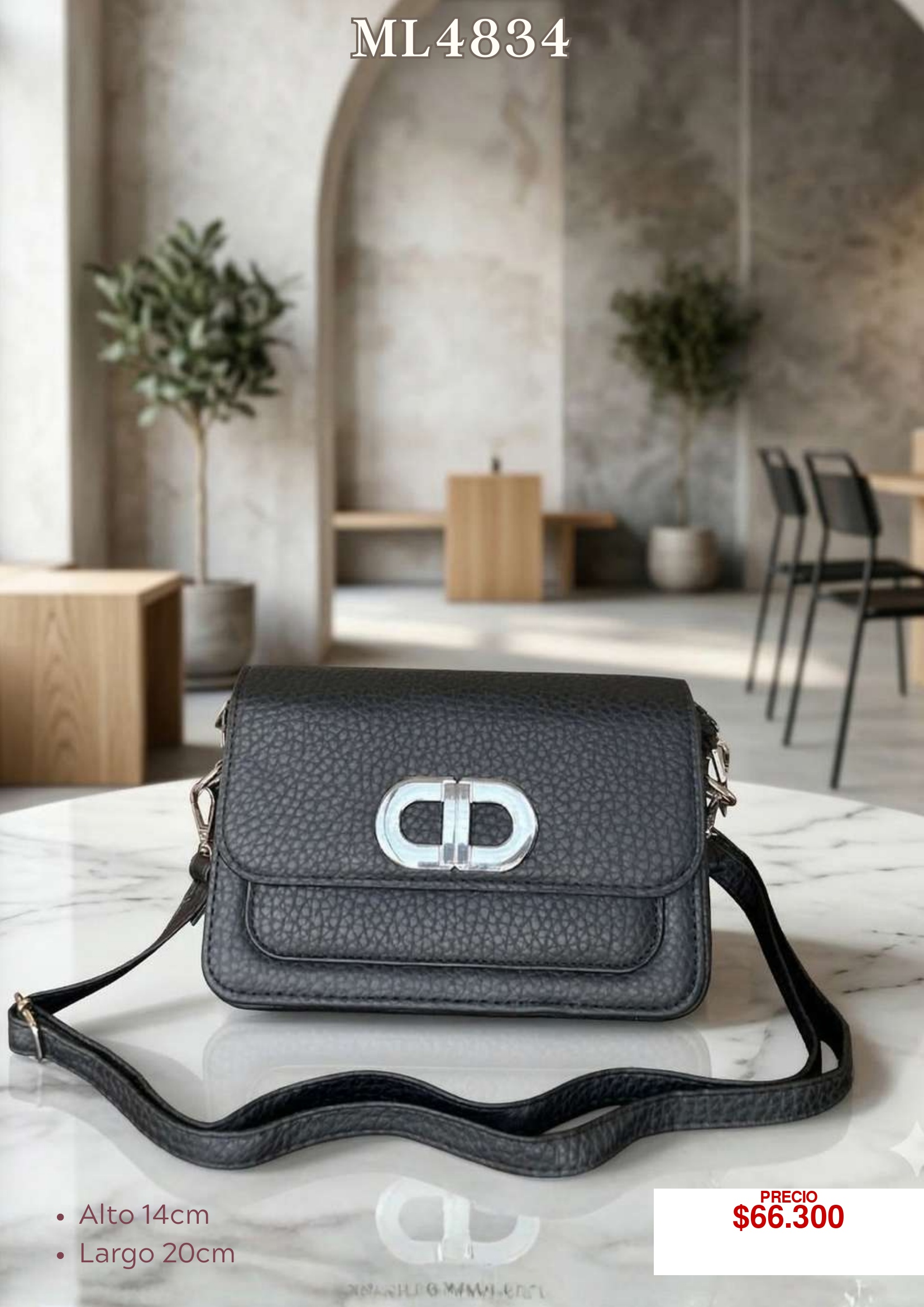Bolso de Mano Elegante ML4834