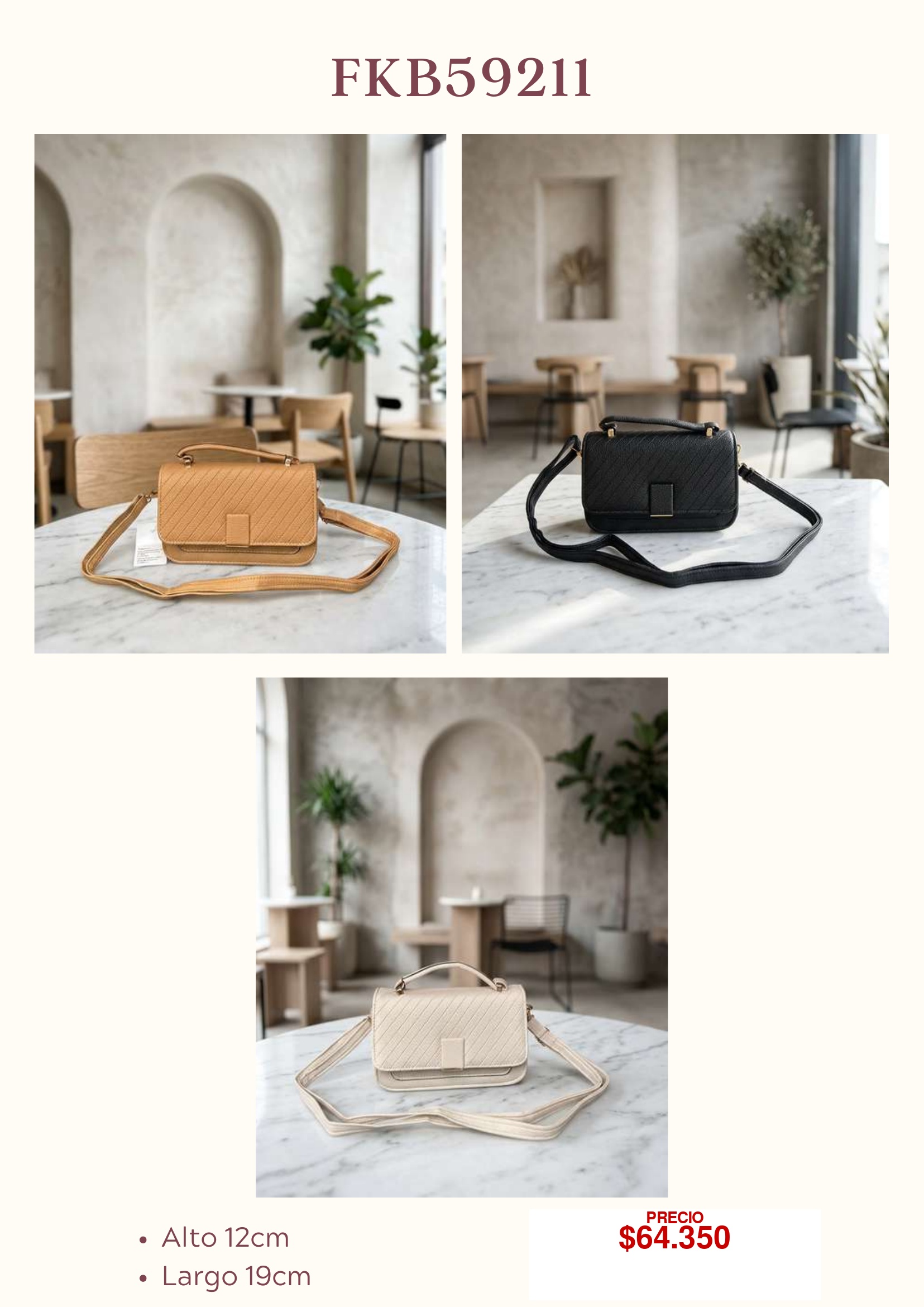 Bolso cruzado FKB59211