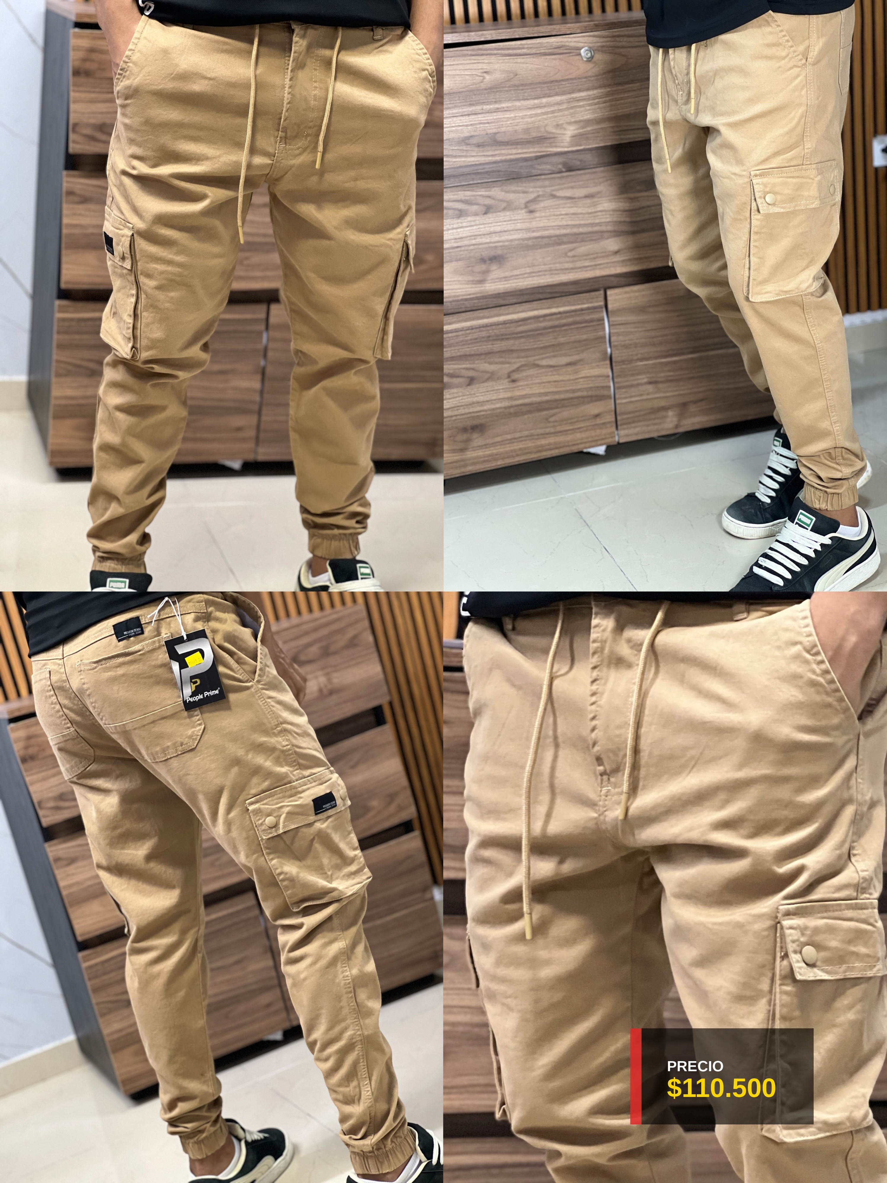 Jogger Cargo Beige