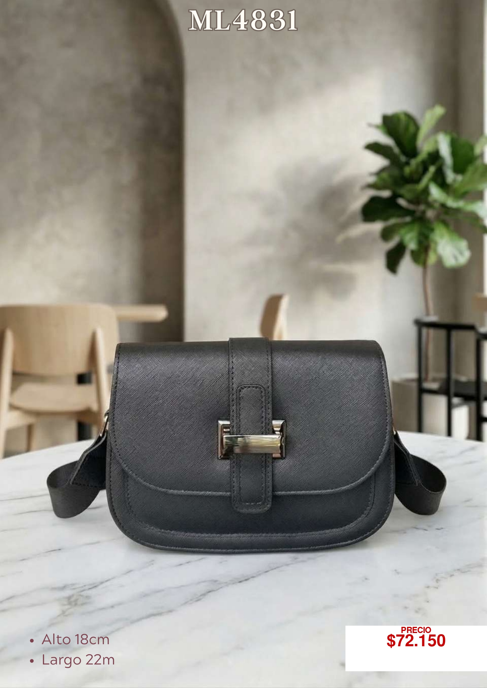 Bolso Negro Elegante
