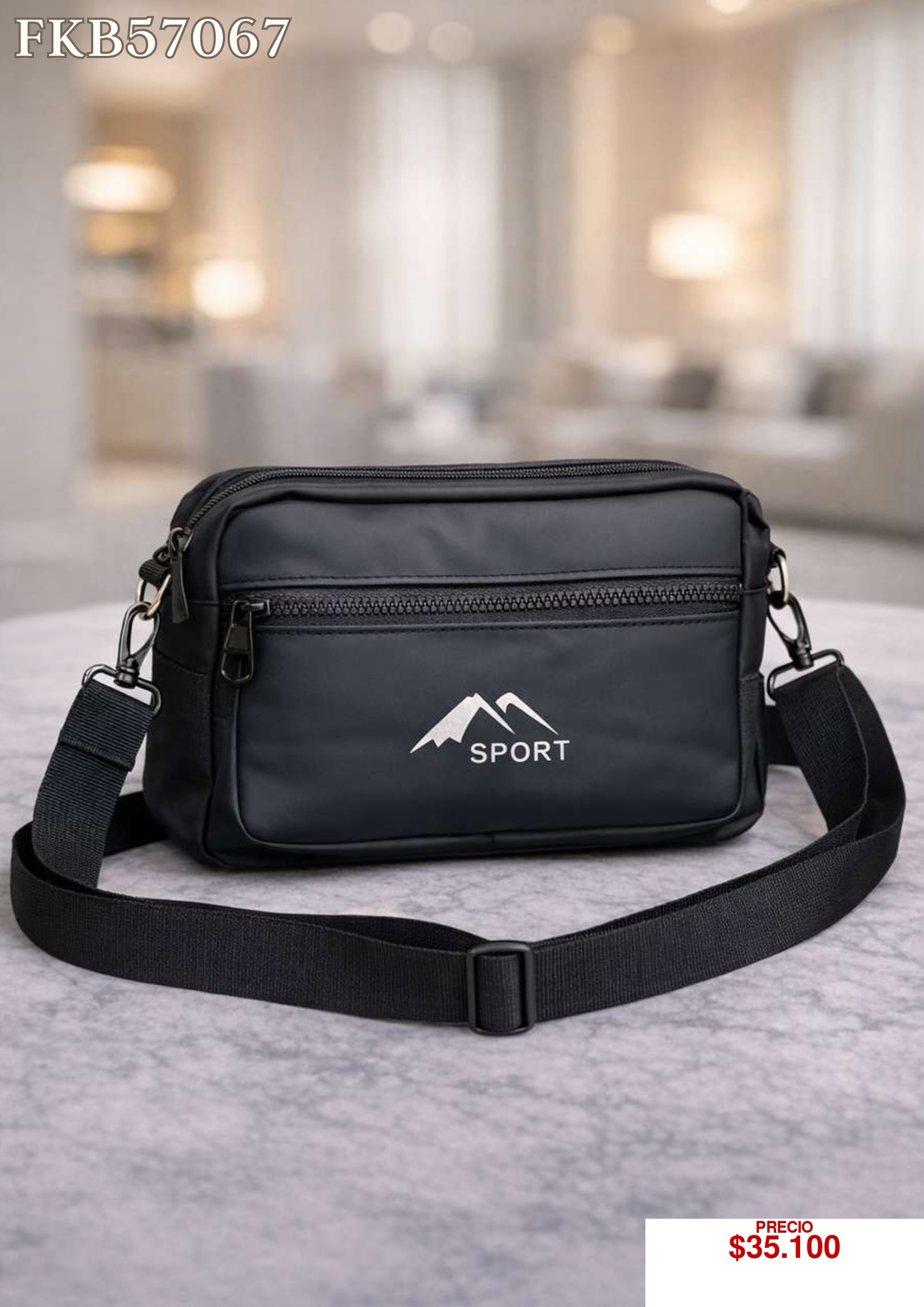 Bolso cruzado deportivo
