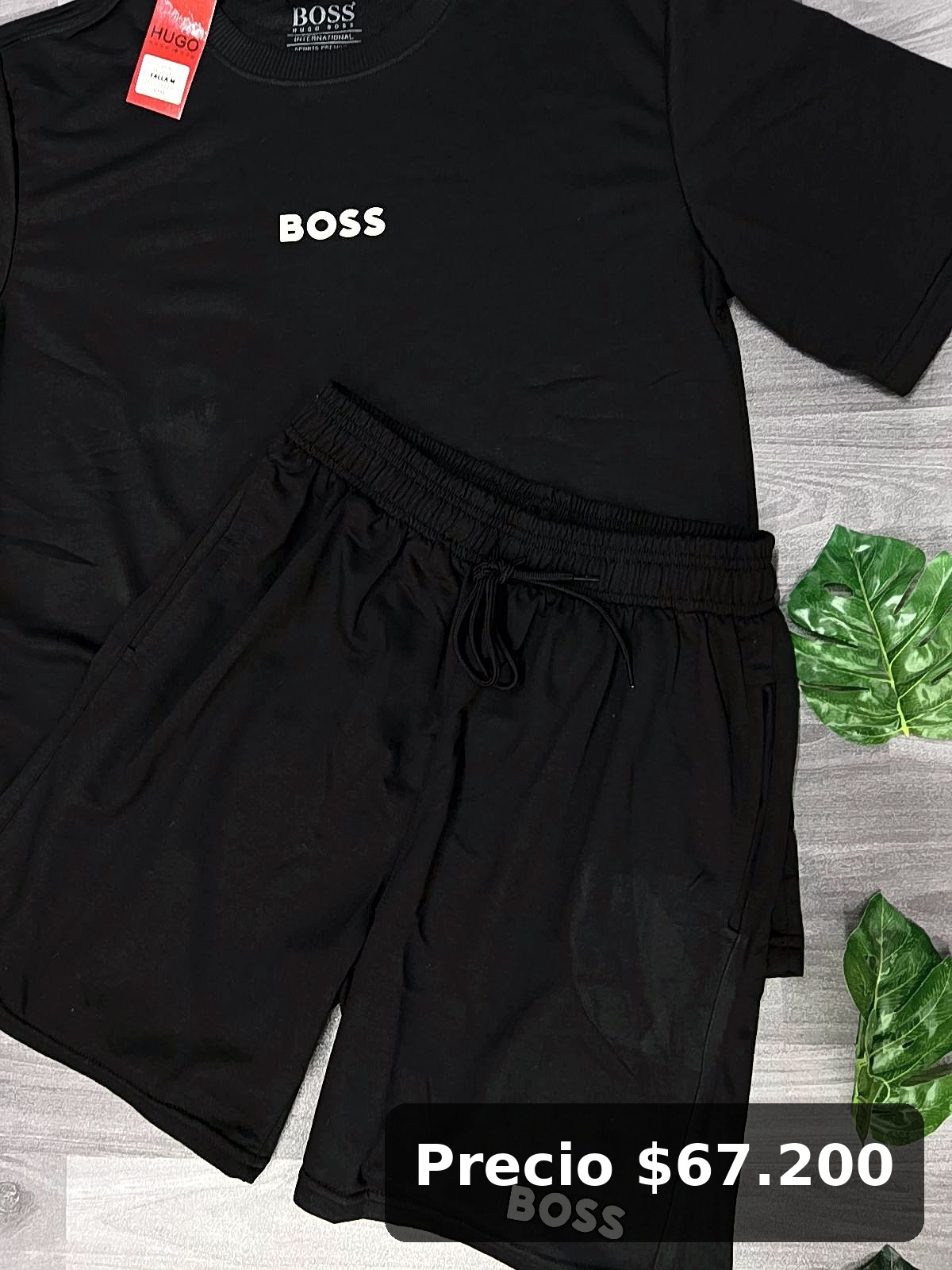Conjunto Deportivo BOSS Negro