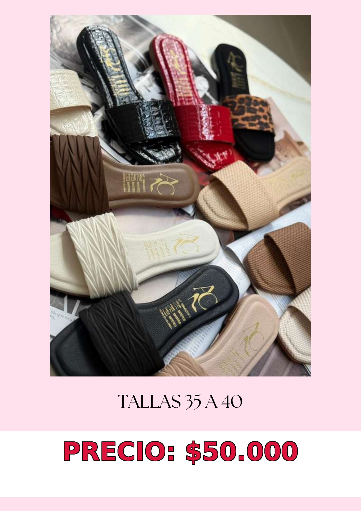 Sandalias de moda para mujer