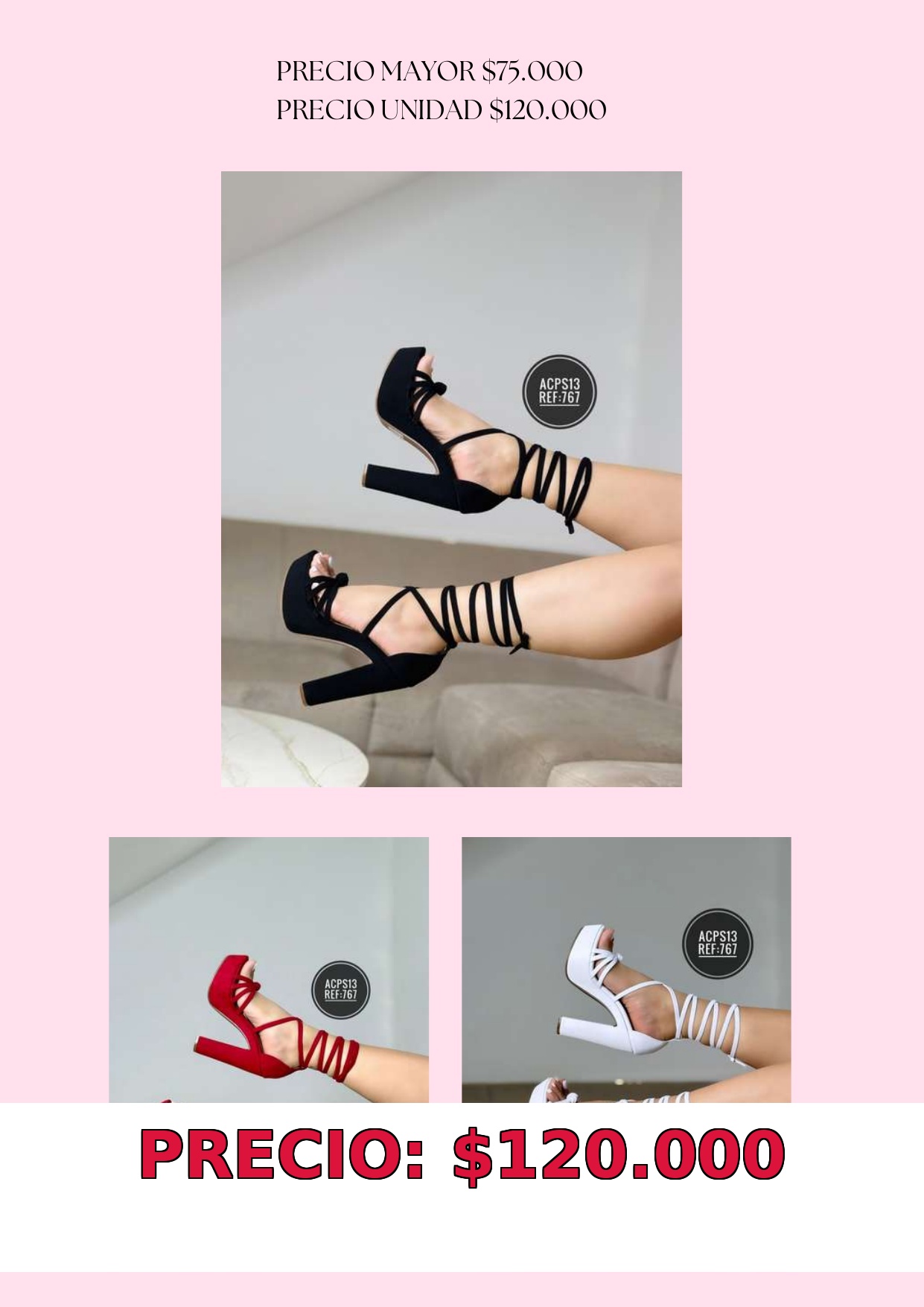 Sandalias de Tacón Alto